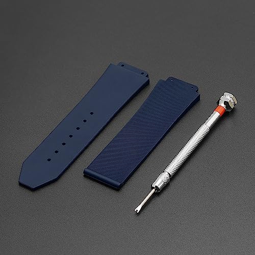 SANDEIN 25mm Watch Band Compatible with Big Bang Soft Silicone Rubber Replacement Watch Straps - Image 3
