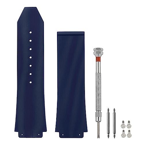SANDEIN 25mm Watch Band Compatible with Big Bang Soft Silicone Rubber Replacement Watch Straps - Image 1