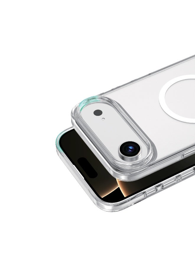 GREEN LION iPhone 17 Air MagSafe Delgado Case with Ultra Drop Protection & MagSafe Compatibility / Camera Protection / Daily Protection - Clear - Image 4