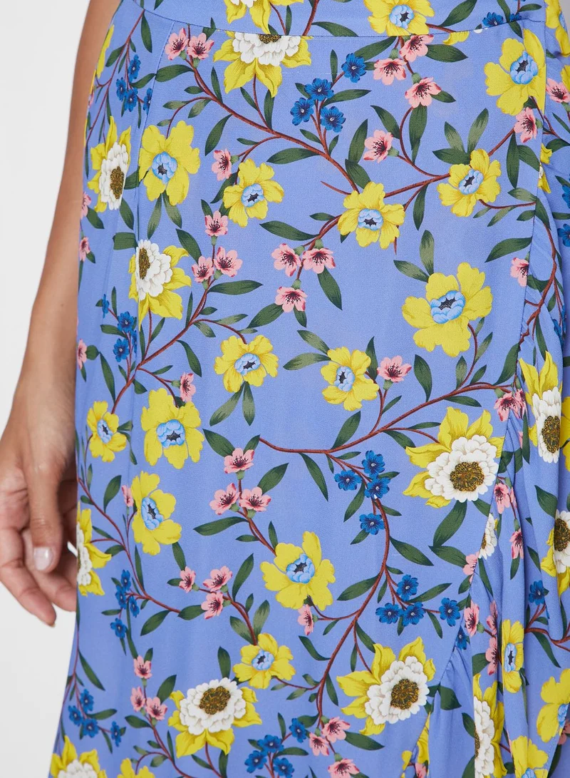 French Connection Printed Midi Skirt