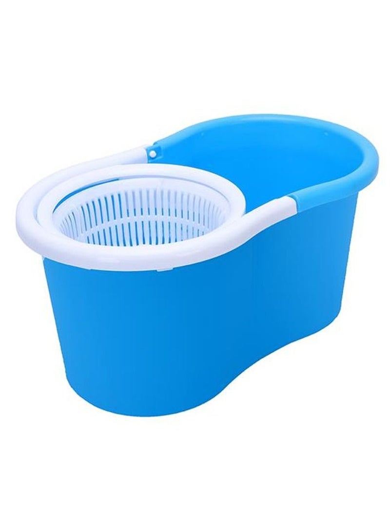 DubaiGallery 360° Rotating Mop With Bucket Dual Mop Heads Use Squeeze Rotating Mop To Quickly Dispensing Rag Floor Mop And Washing Blue Floor Mop  - Image 2
