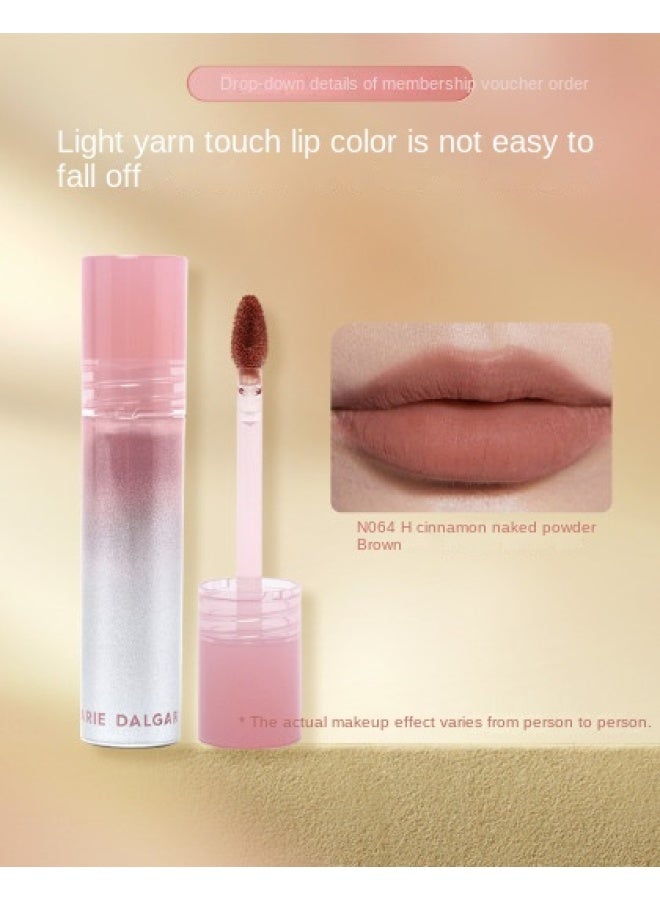 cloud-sheer Air Lip Cream, Long-lasting, Smudge-proof, Matte Velvet Lip Glaze For Students, Natural Look - Image 1