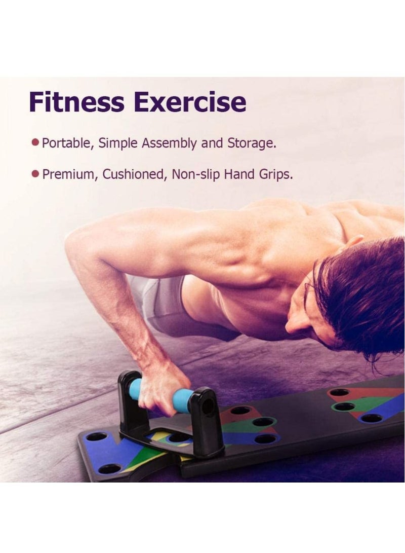 GENNEXT Push Up System Fitness Workout Training Gym Exercise Stands - Image 3