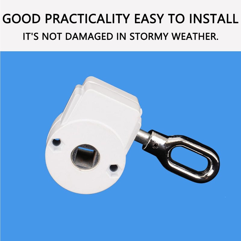 JNNJ جهاز مظلة JNNJ يدوي، تروس دودية للمظلات، تروس دودية، جهاز مظلة، دليل للمظلات، للمظلات البلكونية، المنزل، ستارة قابلة للسحب - Image 2