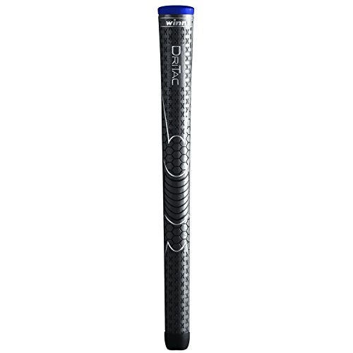 Winn Dri-Tac Midsize (+1/16") Dark Gray - 9 Piece Golf Grip Bundle - Image 2