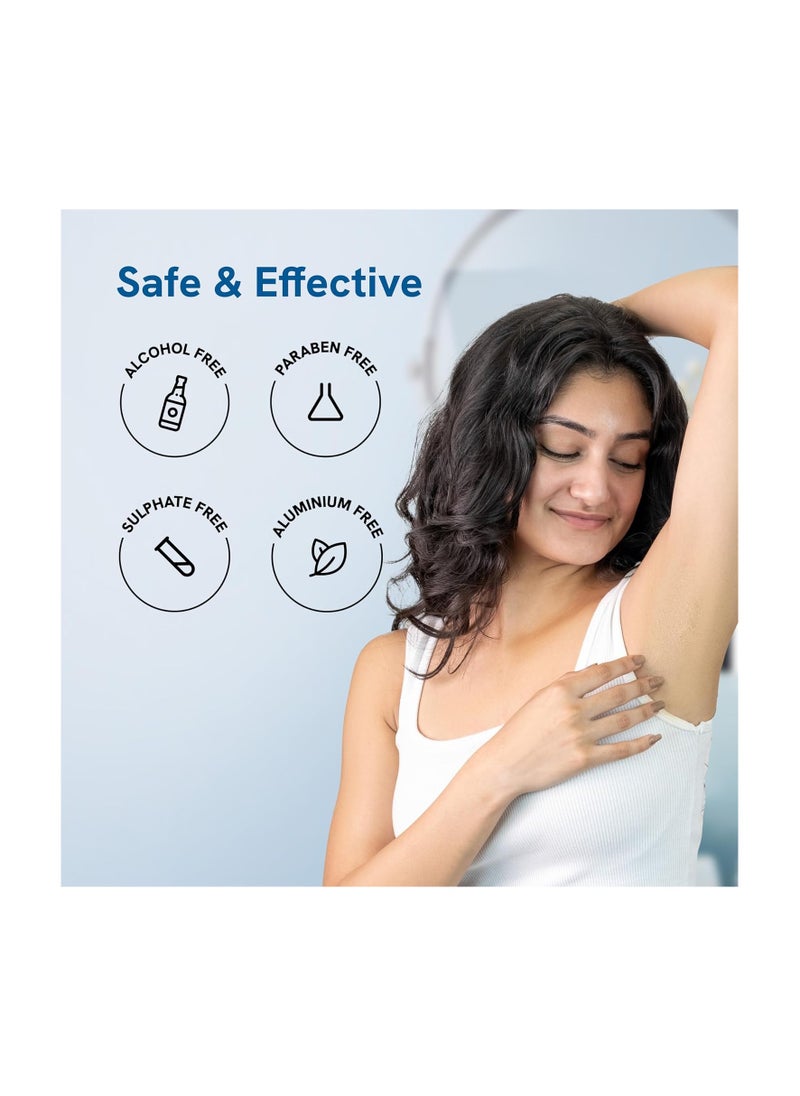 Be Bodywise - Be Bodywise 4% AHA BHA Underarm Roll On Deodorant | Watermelon Fragrance | With 1% Mandelic Acid, 2% Lactic Acid & Alpha Arbutin | Prevents Body Odour, Fades Pigmentation | 50ml - Image 1