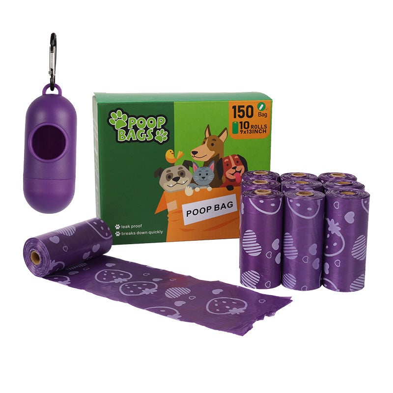 HJ Biodegradable Pet Waste Bags for Outdoor Dog Walking - Image 1