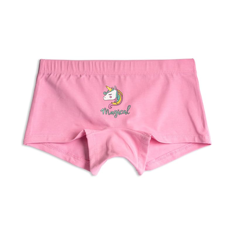 ARIEL Girls Cotton Boyshorts (Pack of 3)(AR-GirlsShorts-Unicorn-56-P3_Multicolored_5 Years-6 Years) - Image 5