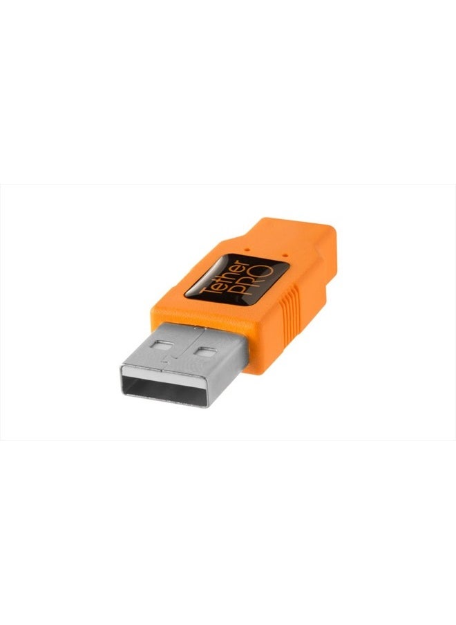 TETHER TOOLS TetherPro USB 2.0 to USB Female Active Extension Cable Cable | for Fast Transfer Between Camera and Computer | High Visibility Orange | 16 Feet (5 m)  - Image 5