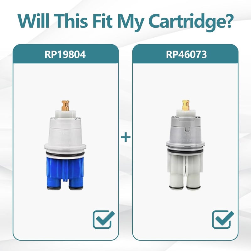 Ultrimkit Delta Shower Handle Replacement for Delta 13/14 Series Tub Faucet RP48717 (Brushed Nickel) - Image 2