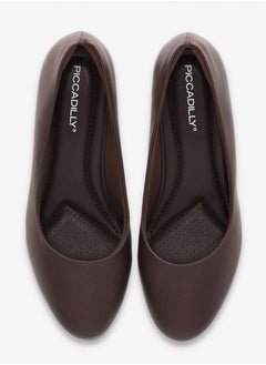 Piccadilly Women Round Toe Slip-On Shoes with Block Heels  - Image 3