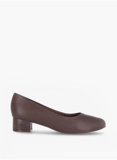 Piccadilly Women Round Toe Slip-On Shoes with Block Heels  - Image 2