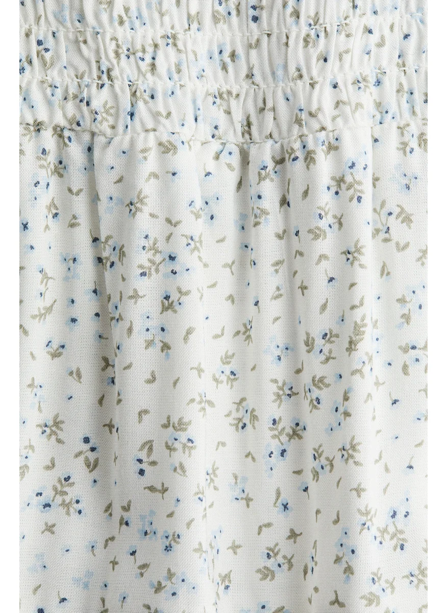 H&M Smocked Tiered Skirt