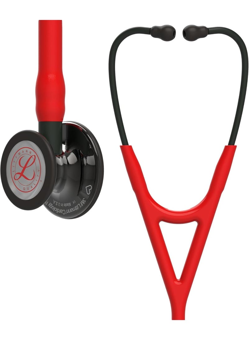 3M Littmann Cardiology IV Diagnostic Stethoscope – Limited Edition, Red Tube, 27 Inch (6182) - Image 1