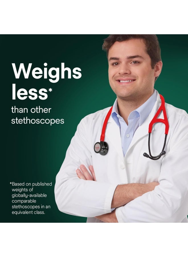 3M Littmann Cardiology IV Diagnostic Stethoscope – Limited Edition, Red Tube, 27 Inch (6182) - Image 4