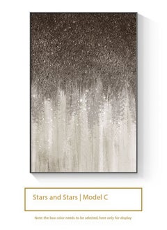 LIMOS Modern Poster Design Art Panel with Metal Frame Scandinavian Poster Wall Picture Interior Oil Painting  - Image 2