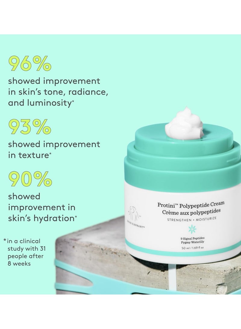 Drunk Elephant Protini Polypeptide Cream - Firming Moisturizer - Clean Clinical Skincare - Cruelty-Free - Dermatologist-Tested - Free of Essential Oils, Silicones, and Fragrance - Image 2