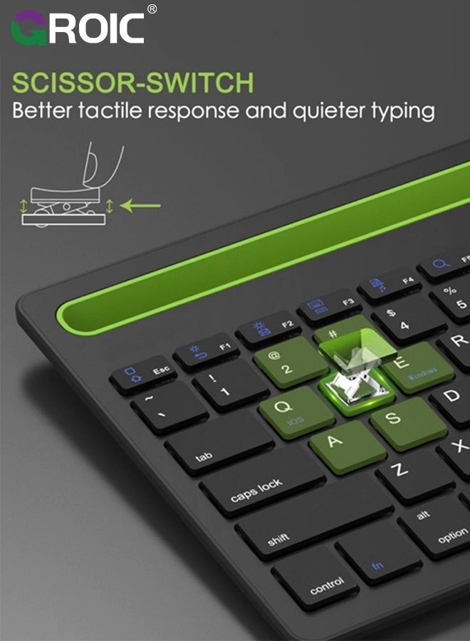 GROIC Mini Small Keyboard, Compact Portable Gaming Keyboard for PC Laptop, 2 Channel Type Multi System Compatibility Feel Comfortable, 78 Keys  - Image 4