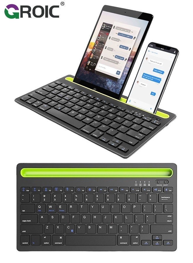 GROIC Mini Small Keyboard, Compact Portable Gaming Keyboard for PC Laptop, 2 Channel Type Multi System Compatibility Feel Comfortable, 78 Keys  - Image 1