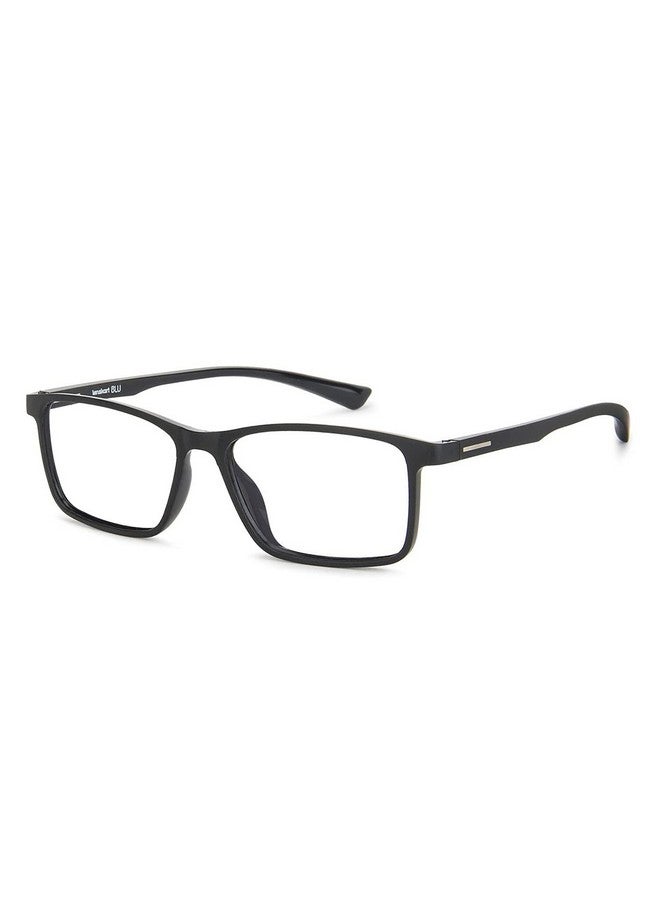LENSKART BLU | Zero Power Blue Cut Computer Glasses | Gaming Glasses | Anti Glare, Lightweight & Blocks Harmful Rays | UV Protection Specs | Men & Women | Medium | LB E13738 - Image 2