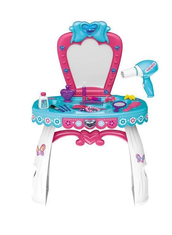 BOWA Cosmetic Table Toys Play Beauty Kids Dresser Pretend Make up - Image 1