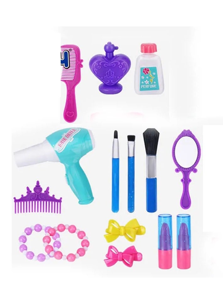 BOWA Cosmetic Table Toys Play Beauty Kids Dresser Pretend Make up - Image 4