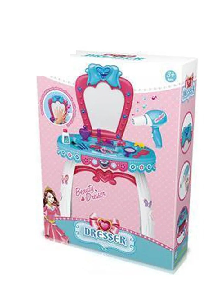 BOWA Cosmetic Table Toys Play Beauty Kids Dresser Pretend Make up - Image 5