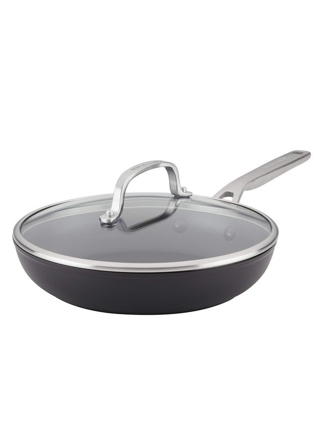 KitchenAid KitchenAid Hard Anodized Induction Nonstick Fry Pan/Skillet with Lid, 10 Inch, Matte Black  - Image 1