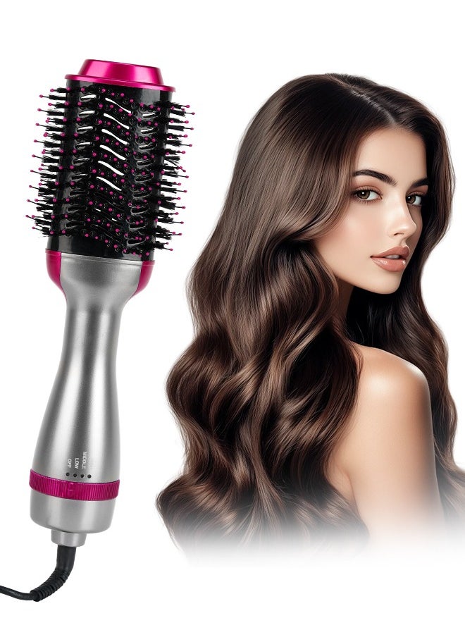 PRO LASHBEAUTY - Hair Dryerand Styler One Step Hair Dryer & Volumizer Blowout Brush Styler Comb Negative Ion Straightening Brush for All Hair Types - Image 1