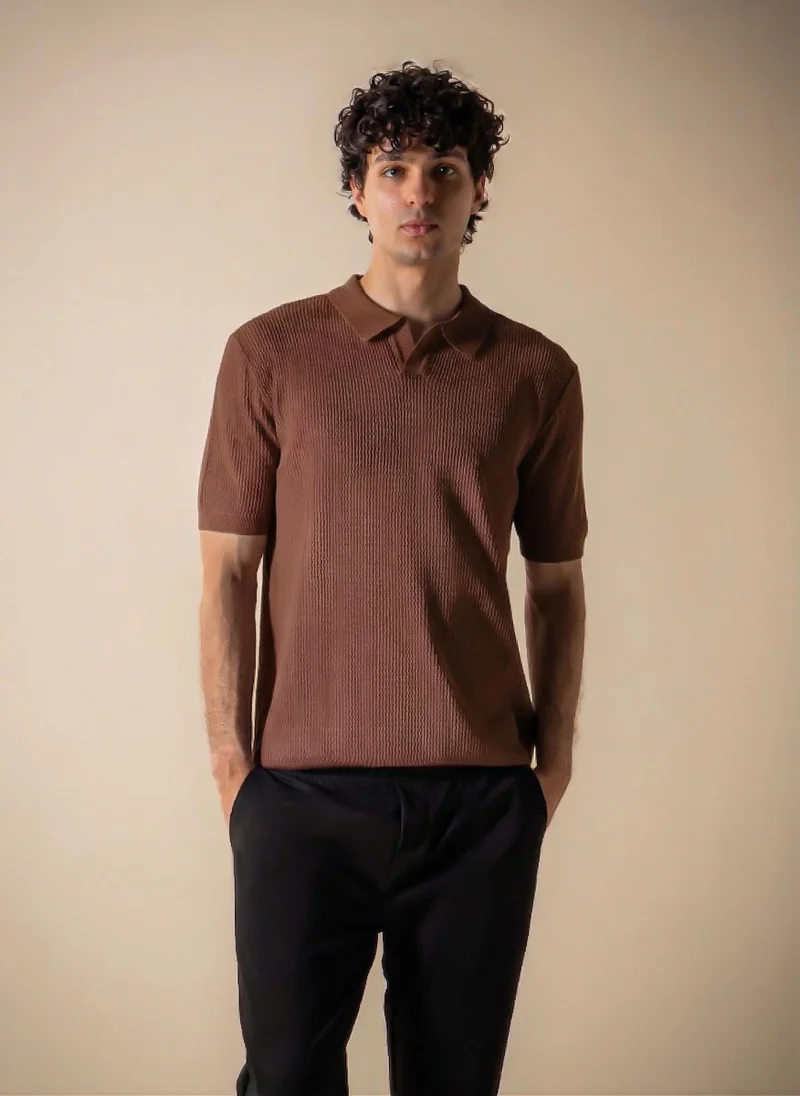 شايبس MIDWEIGHT TEXTURED POLO SHIRT