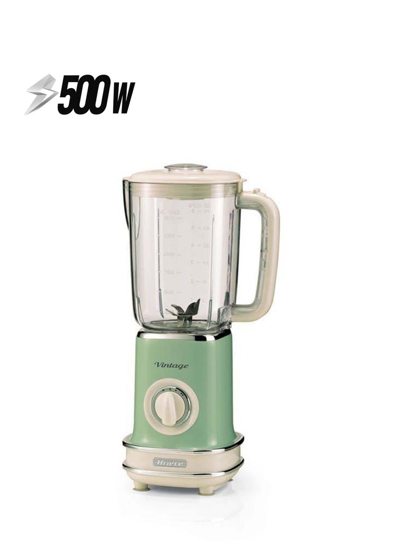 Ariete Vintage Blender 500.0 W ART568GR Green/Clear - Image 1