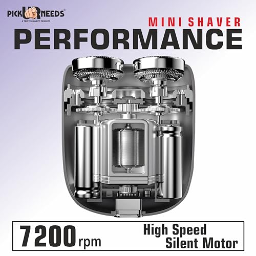 Pick Ur Needs Professional Rechargeable Electric Mini Foil Shaver Beard Trimmer For Men Hair Cutting Cordless Razor Machine - Image 5