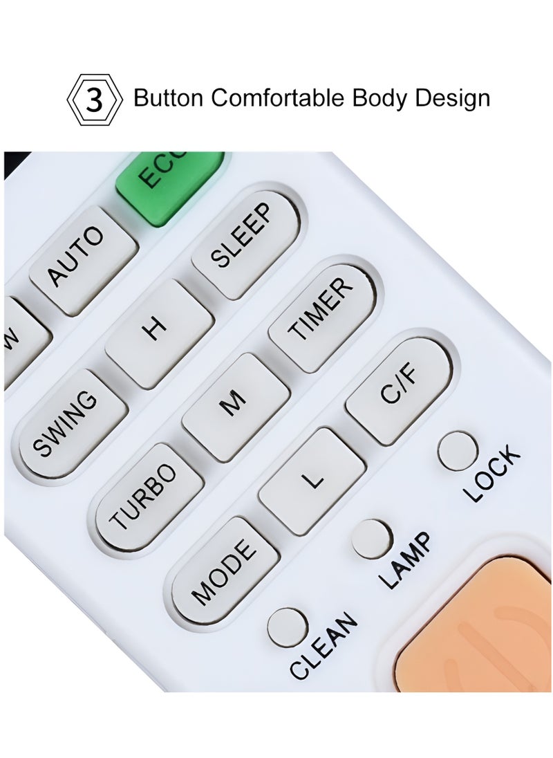 CHIGO - AC Remote Control for CHIGO Air Conditioner Model ZH/JA-03 ZHJA-03 ZH/JA 03 - Image 1
