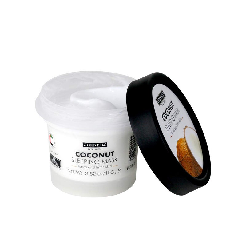 Cornells Wellness, Moisturize & Nourish, Coconut Sleeping Mask 100G, For Unisex - Image 2