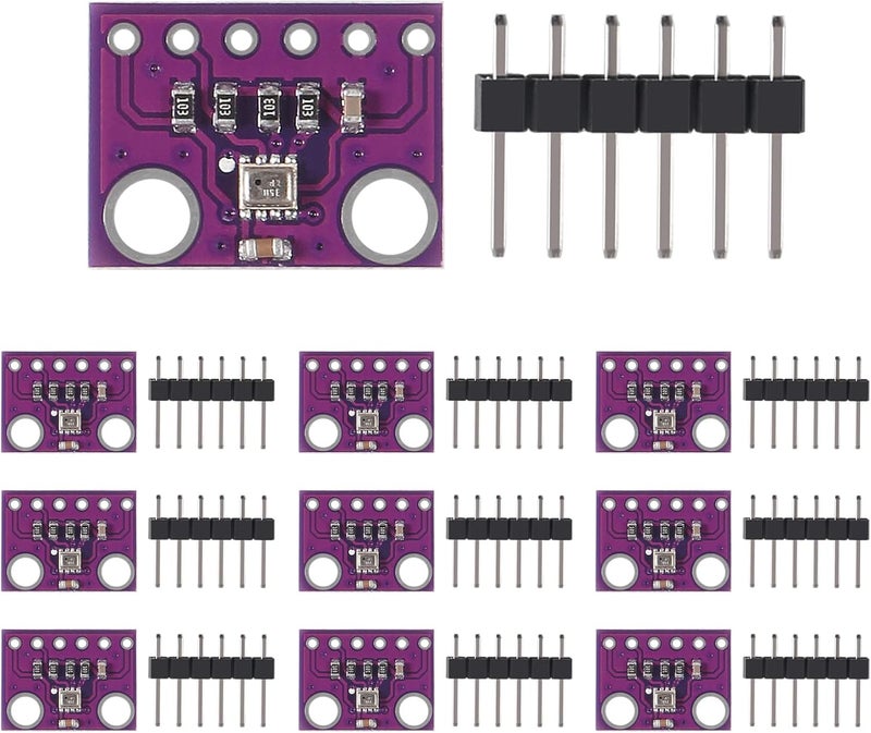AITIAO 10Pcs BMP280 3.3V Atmospheric Pressure Sensor Module High Precision Digital Atmospheric Barometric Pressure Sensor GY-BMP280-3.3 Temperature Sensor Module - Image 1