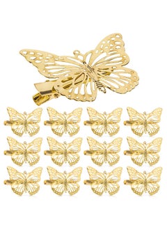 OBTANIM Butterfly Hair Clips 12 Pcs Cute Metal Butterfly Hair Claw Pins Barrettes Accessories for Girls and Women Gold - pzsku/Z9F8CEA8EEC8445EDE649Z/45/_/1741001497/651d2613-84e5-4d3a-a402-d8b921091160