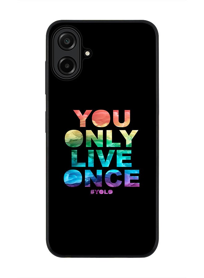 Stylizedd For Samsung Galaxy A07 4G Case,Slim fit Camera Protection, Shockproof Thin Phone cover  - YOLO