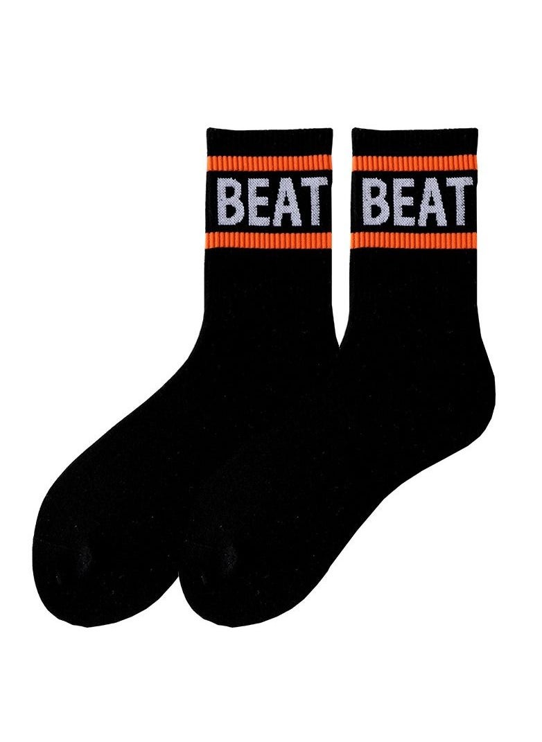 Mei Stylish Breathable Ultra Soft Sports One Pair Socks  - Image 1