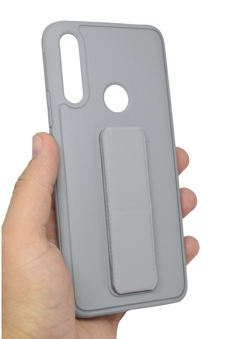 BORTONY Huawei Y9 Prime 2019 Case Silicone Camera Protected Shockproof With Finger Grip Stand Cover - Image 1