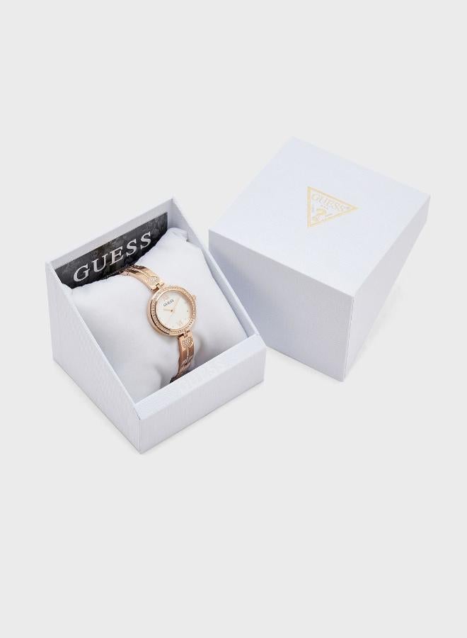 GUESS Lovey Steel Strap Analog Watch - Image 5