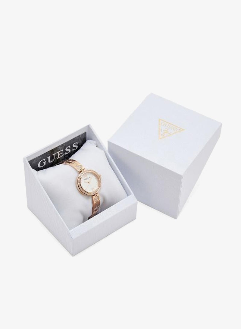 GUESS Lovey Steel Strap Analog Watch - Image 5