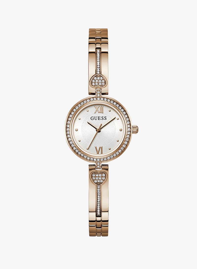 GUESS Lovey Steel Strap Analog Watch - Image 1