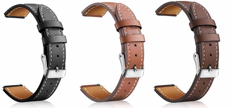 ADAMO 22Mm Watch Strap Compatible For Phoenix Ultra/Phoenix/Pulse 2/Xtend Pro/Xtend Call And All 22Mm Wristwatch And Smartwatches, Black - Image 1