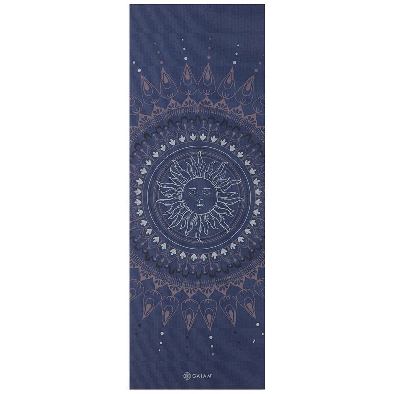 Gaiam Yoga Mat - Premium 6mm Print Extra Thick Non Slip Exercise & Fitness Mat for All Types of Yoga, Pilates & Floor Workouts - Here & Now - Image 3