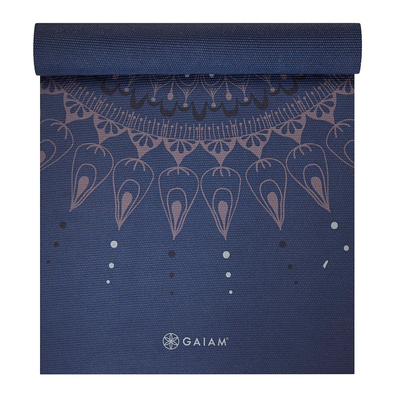 Gaiam Yoga Mat - Premium 6mm Print Extra Thick Non Slip Exercise & Fitness Mat for All Types of Yoga, Pilates & Floor Workouts - Here & Now - Image 2