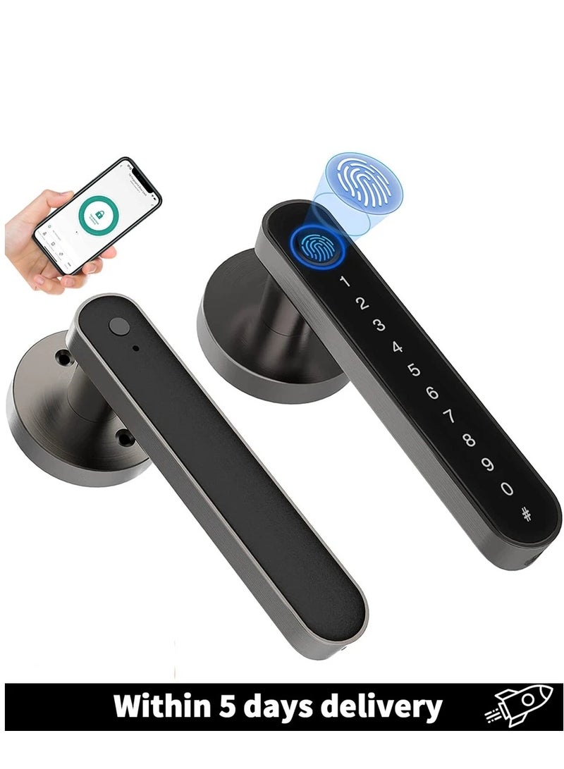 كالون باب سمارت بالبصمه و الأرقام السريه و كمان واي فاي - Image 1