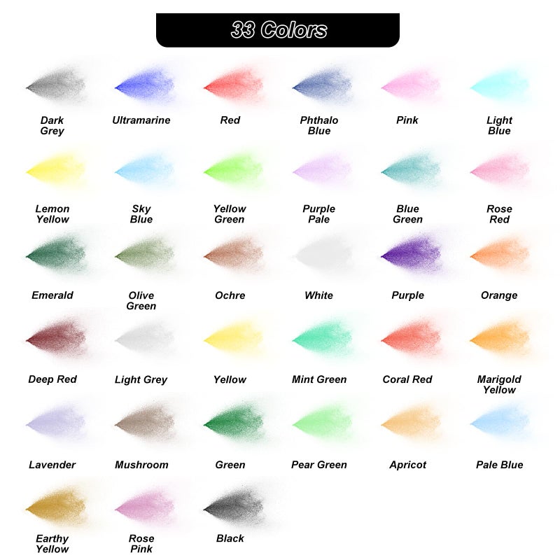HOMY ARTY Airbrush Paint - 54 Colors with 6 Thinner, Ready to Spray Airbrush Paint Set, Water-Based Acrylic Air Brush Paints for Metal, Plastic Models, Canvas, Wood - 60 Bottles - Image 3