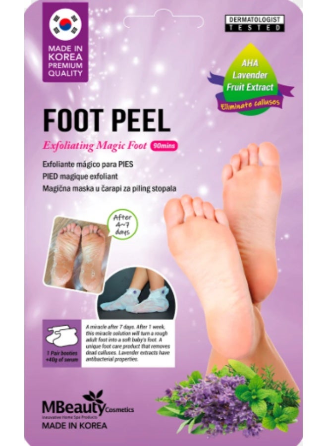 MBeauty Foot Peeling Exfoliating Magic Calluses & Hard Skin Care Solution - 40ml - Image 4