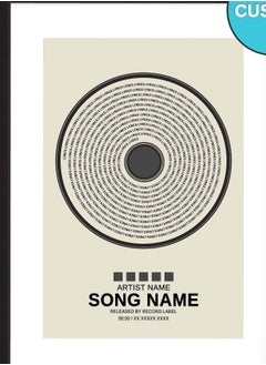 Custom Song Print | Choose Any Album | A2 A3 A4 Framed Poster Print | Album Cover Wall Art