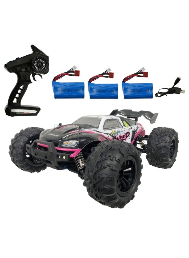 Suchiyu SCY16101PRO 1:16 Full-scale Four-wheel Drive High-speed Large-leg Coupe RC CAR Remote Control Toy-Color:SCY16101PRO Red Sandian-Proportion:1:16  - Image 1
